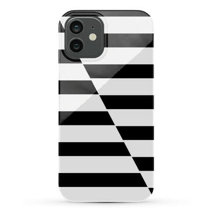 Cut Stripes Pattern Case Phone Case