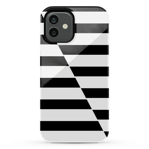 Cut Stripes Pattern Case Phone Case