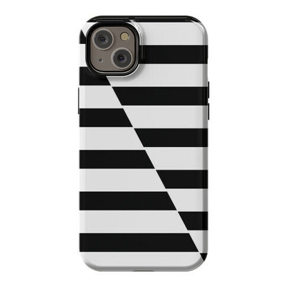 Cut Stripes Pattern Case Phone Case