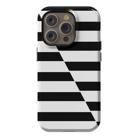 Cut Stripes Pattern Case Phone Case