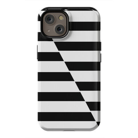 Cut Stripes Pattern Case Phone Case