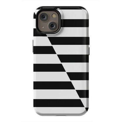 Cut Stripes Pattern Case Phone Case
