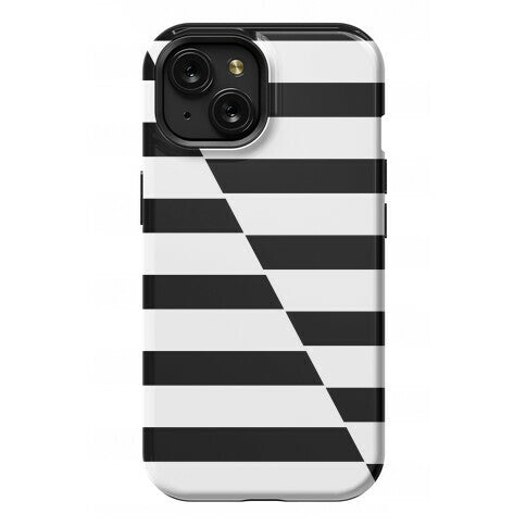 Cut Stripes Pattern Case Phone Case