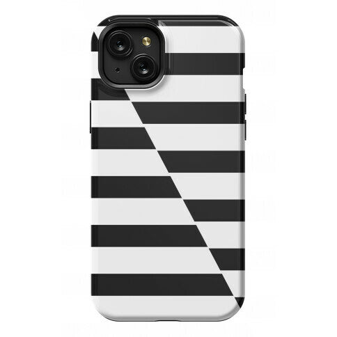 Cut Stripes Pattern Case Phone Case