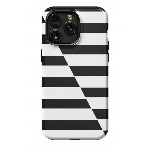 Cut Stripes Pattern Case Phone Case