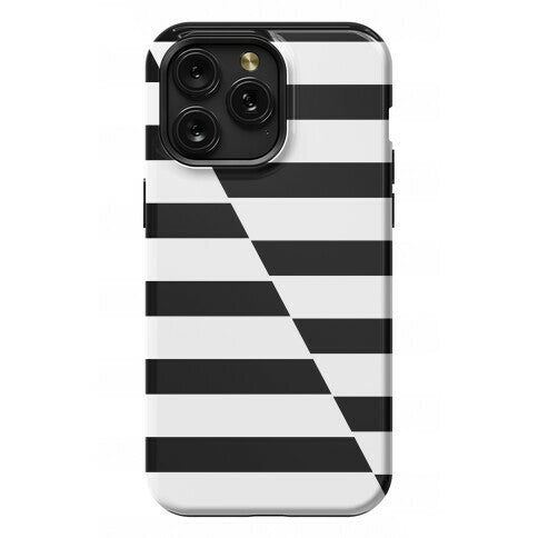 Cut Stripes Pattern Case Phone Case