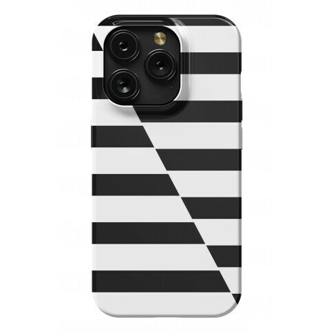 Cut Stripes Pattern Case Phone Case