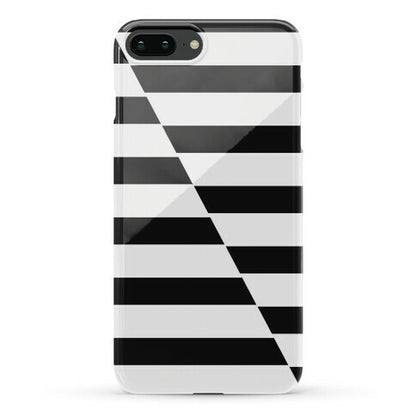 Cut Stripes Pattern Case Phone Case