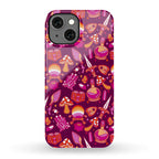 Lesbian Pride Witch Pattern Phone Case