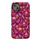 Lesbian Pride Witch Pattern Phone Case