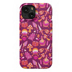 Lesbian Pride Witch Pattern Phone Case