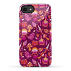 Lesbian Pride Witch Pattern Phone Case