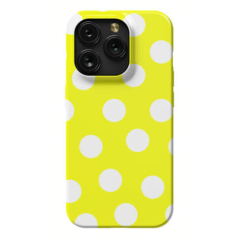 Yellow Polka Dot Case Phone Case