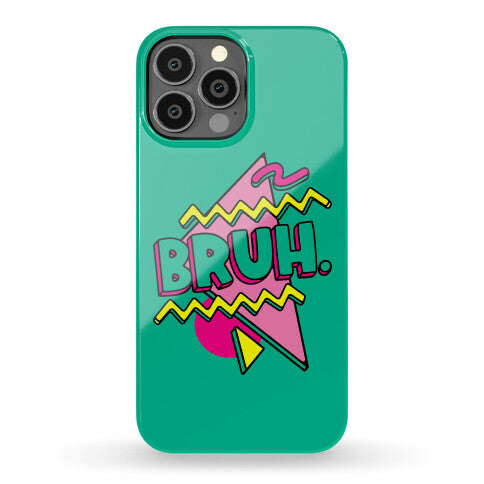 Bruh 90s Parody Phone Case