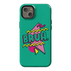 Bruh 90s Parody Phone Case