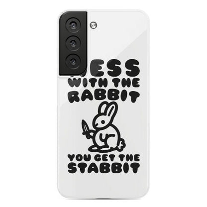Mess With The Rabbit You Get The Stabbit Phone Case