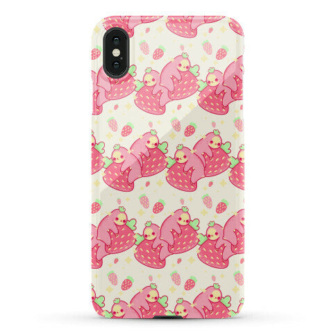 Strawberry Sloth Pattern Phone Case