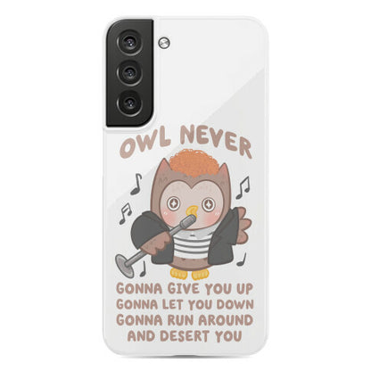 Owl Never Gonna Give You Up Phone Case