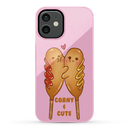 Corny and Cute (pink) Phone Case