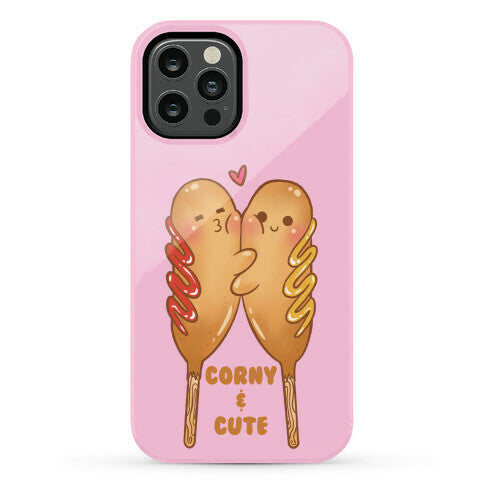 Corny and Cute (pink) Phone Case