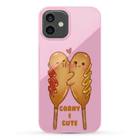 Corny and Cute (pink) Phone Case