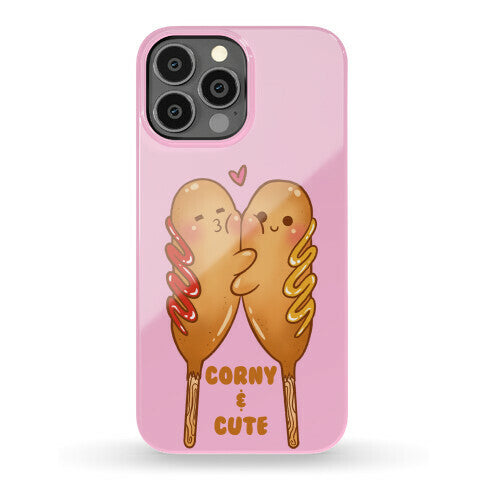 Corny and Cute (pink) Phone Case