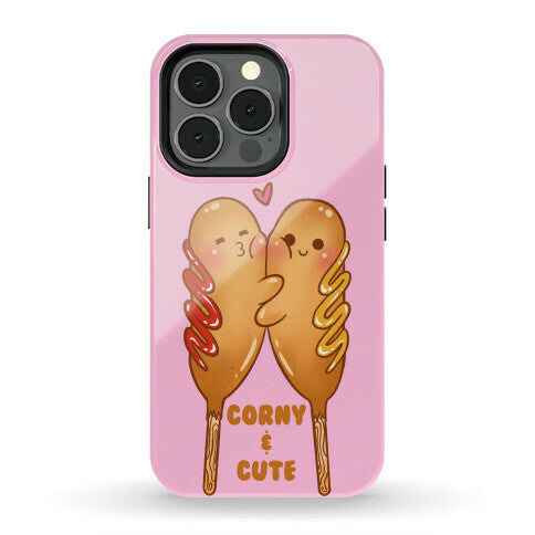 Corny and Cute (pink) Phone Case