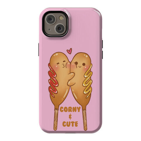 Corny and Cute (pink) Phone Case