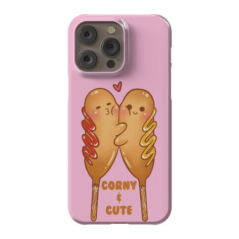 Corny and Cute (pink) Phone Case