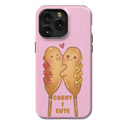 Corny and Cute (pink) Phone Case