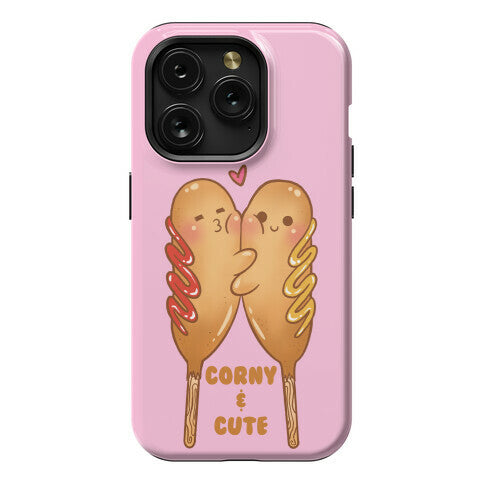 Corny and Cute (pink) Phone Case