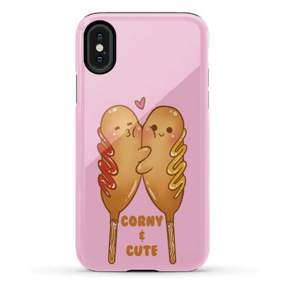 Corny and Cute (pink) Phone Case