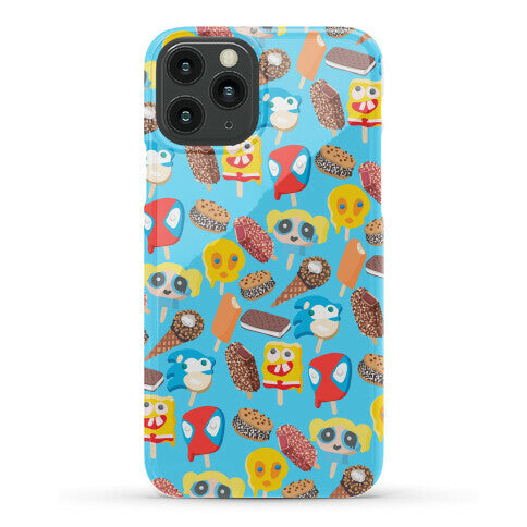 Ice Cream Truck Treats Pattern Phone Case