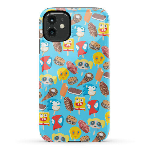 Ice Cream Truck Treats Pattern Phone Case