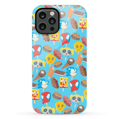 Ice Cream Truck Treats Pattern Phone Case