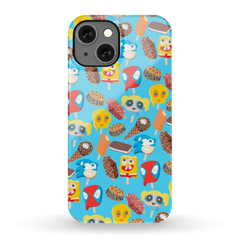 Ice Cream Truck Treats Pattern Phone Case