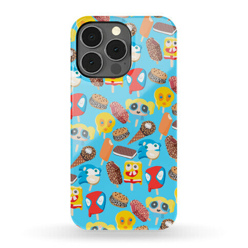 Ice Cream Truck Treats Pattern Phone Case