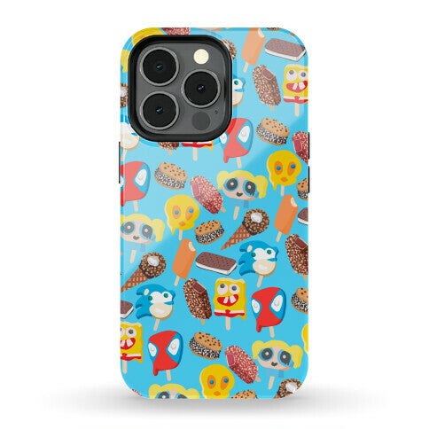 Ice Cream Truck Treats Pattern Phone Case