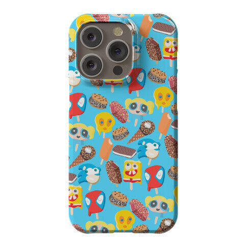 Ice Cream Truck Treats Pattern Phone Case