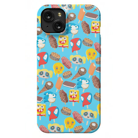 Ice Cream Truck Treats Pattern Phone Case