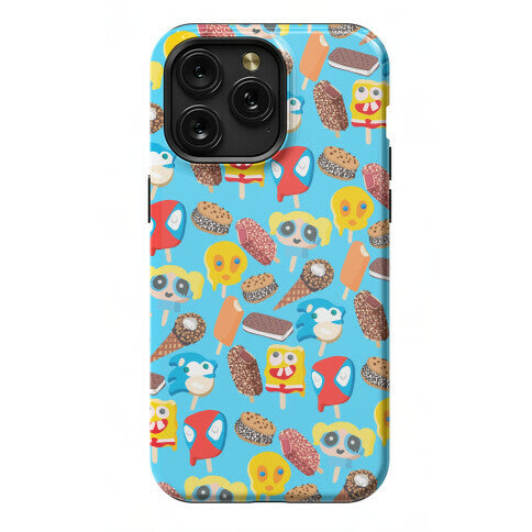 Ice Cream Truck Treats Pattern Phone Case