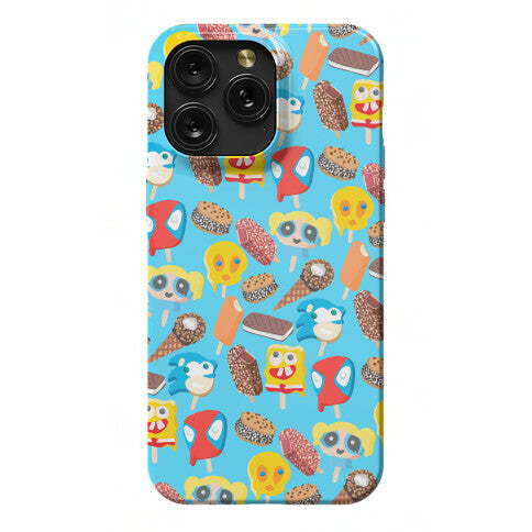 Ice Cream Truck Treats Pattern Phone Case