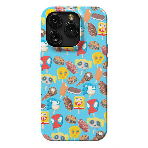 Ice Cream Truck Treats Pattern Phone Case