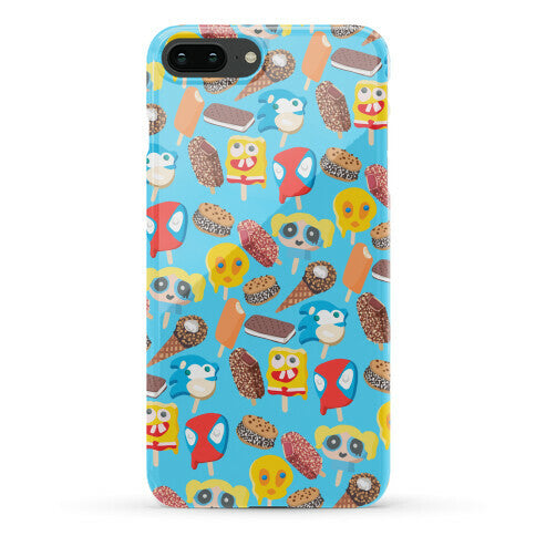 Ice Cream Truck Treats Pattern Phone Case