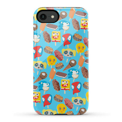 Ice Cream Truck Treats Pattern Phone Case