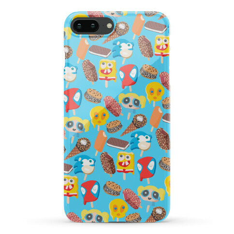 Ice Cream Truck Treats Pattern Phone Case