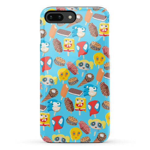 Ice Cream Truck Treats Pattern Phone Case