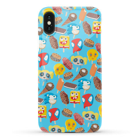 Ice Cream Truck Treats Pattern Phone Case