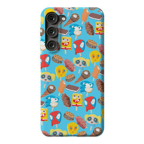 Ice Cream Truck Treats Pattern Phone Case