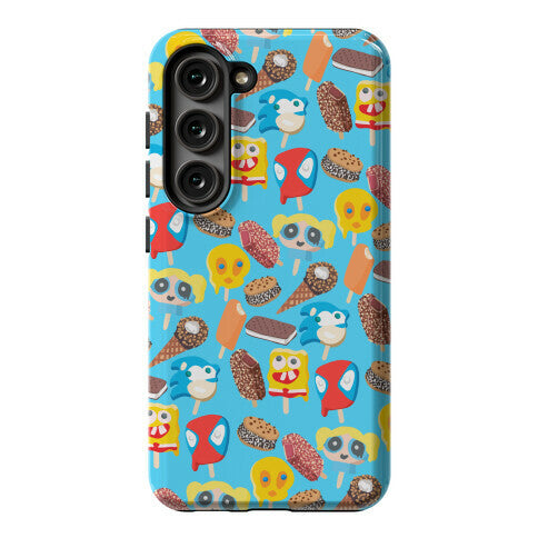 Ice Cream Truck Treats Pattern Phone Case